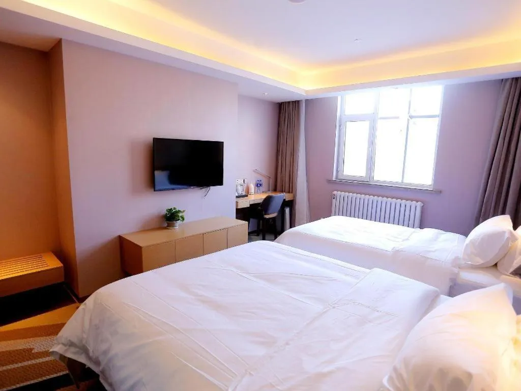 Bed in Lavande Hotels Harbin Railway Station Zhanqian Square