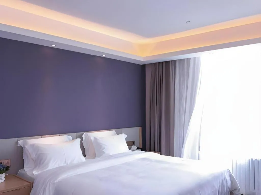 Bed in Lavande Hotels Harbin Railway Station Zhanqian Square