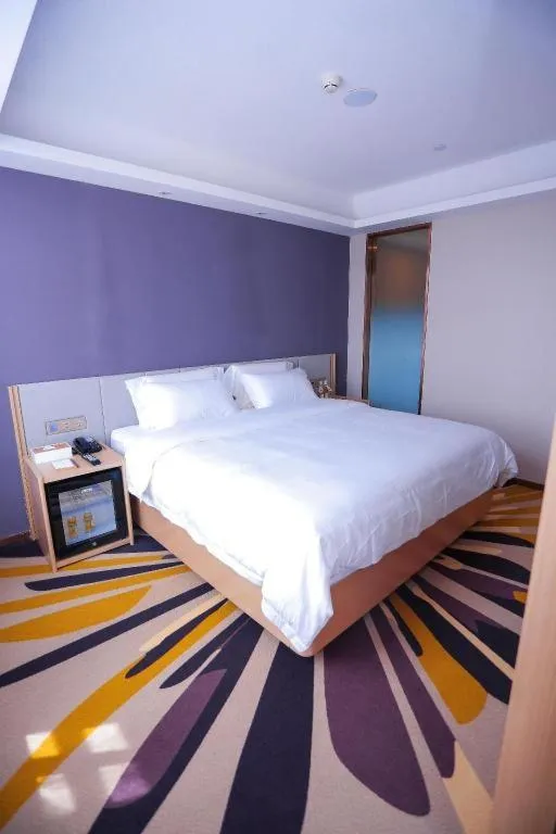 Bed in Lavande Hotels Harbin Railway Station Zhanqian Square