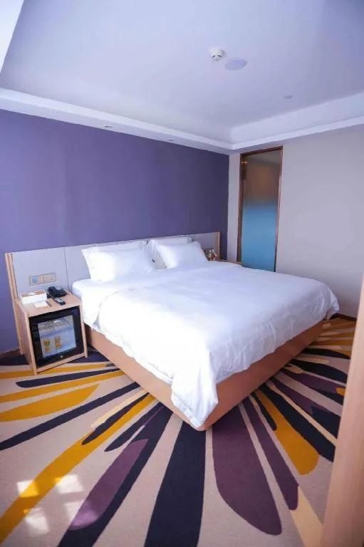 Bed in Lavande Hotels Harbin Railway Station Zhanqian Square