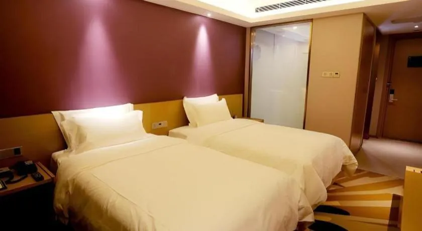 Bed in Lavande Hotels Harbin Railway Station Zhanqian Square