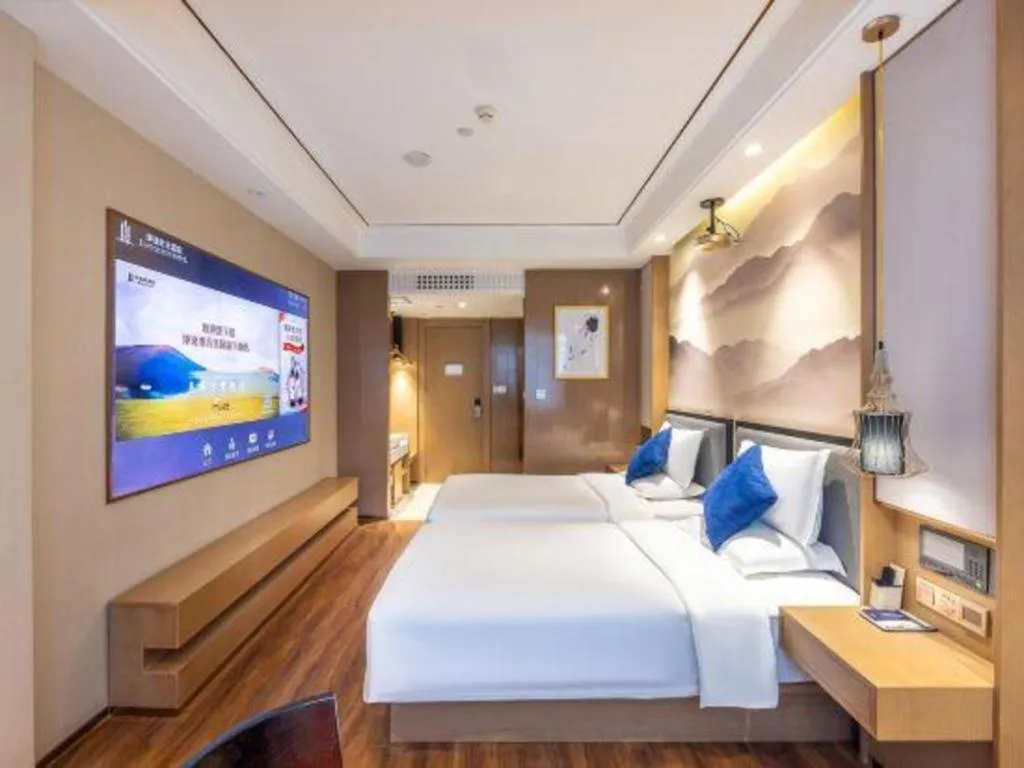 Bed in East Queen Hotel (Xi'an Beimen Metro Station)