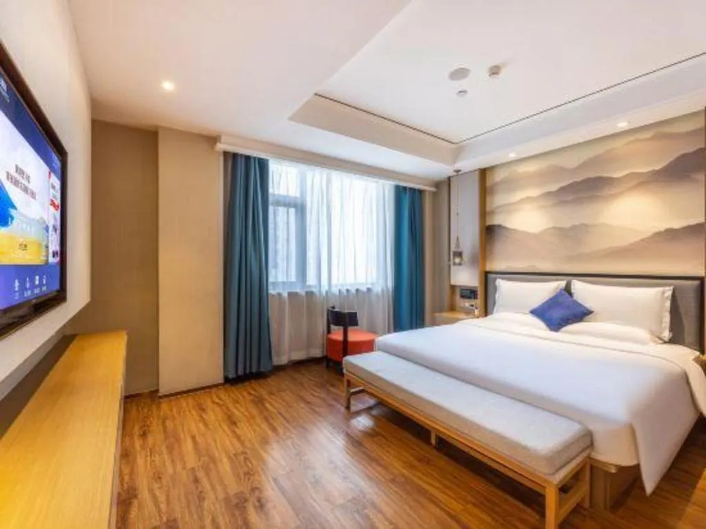 Bed in East Queen Hotel (Xi'an Beimen Metro Station)