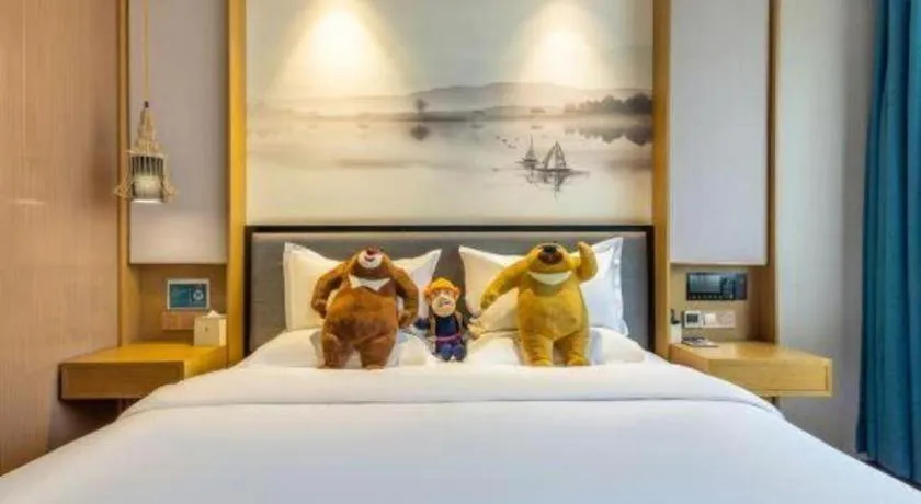 Bed in East Queen Hotel (Xi'an Beimen Metro Station)