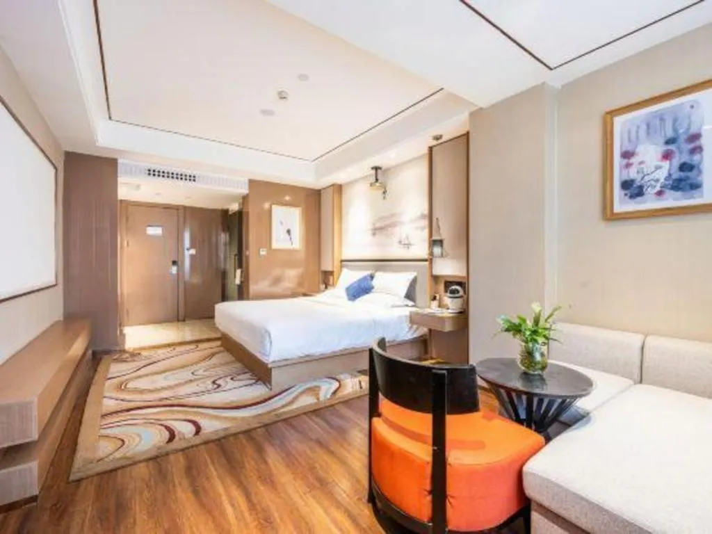 Bed in East Queen Hotel (Xi'an Beimen Metro Station)