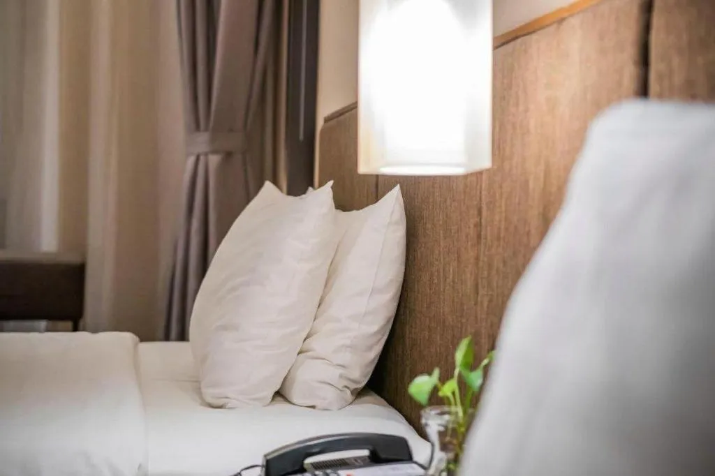 Bed in Home Inn Plus Shanghai Pudong Xinjinqiao Road