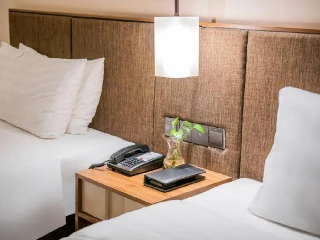 Bed in Home Inn Plus Shanghai Pudong Xinjinqiao Road