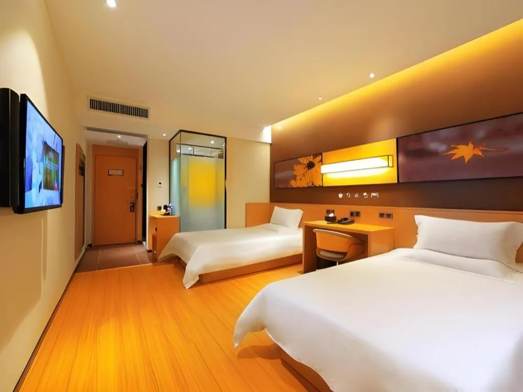 Bed in IU Hotel Kunming Jinma Bijifang Joy City