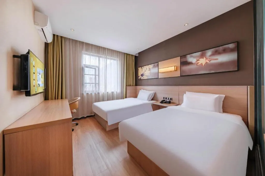 Bed in IU Hotel Kunming Jinma Bijifang Joy City