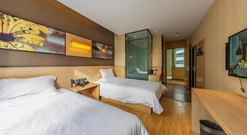 Bed in IU Hotel Kunming Jinma Bijifang Joy City