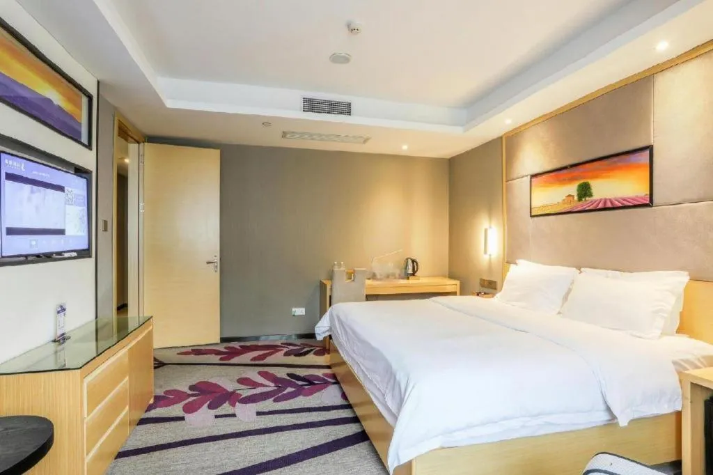Bed in Lavande Hotels·Wuhan Fanhai CBD