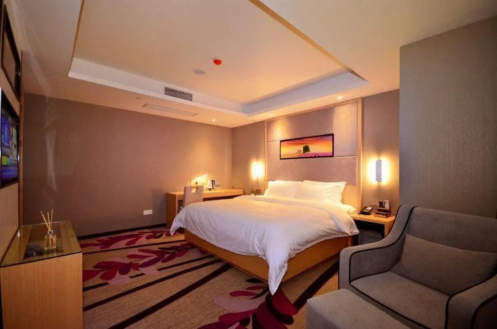 Bed in Lavande Hotels·Wuhan Fanhai CBD