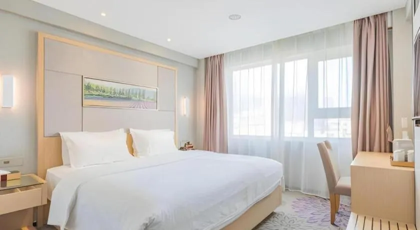 Bed in Lavande Hotels·Qingdao Wusi Square