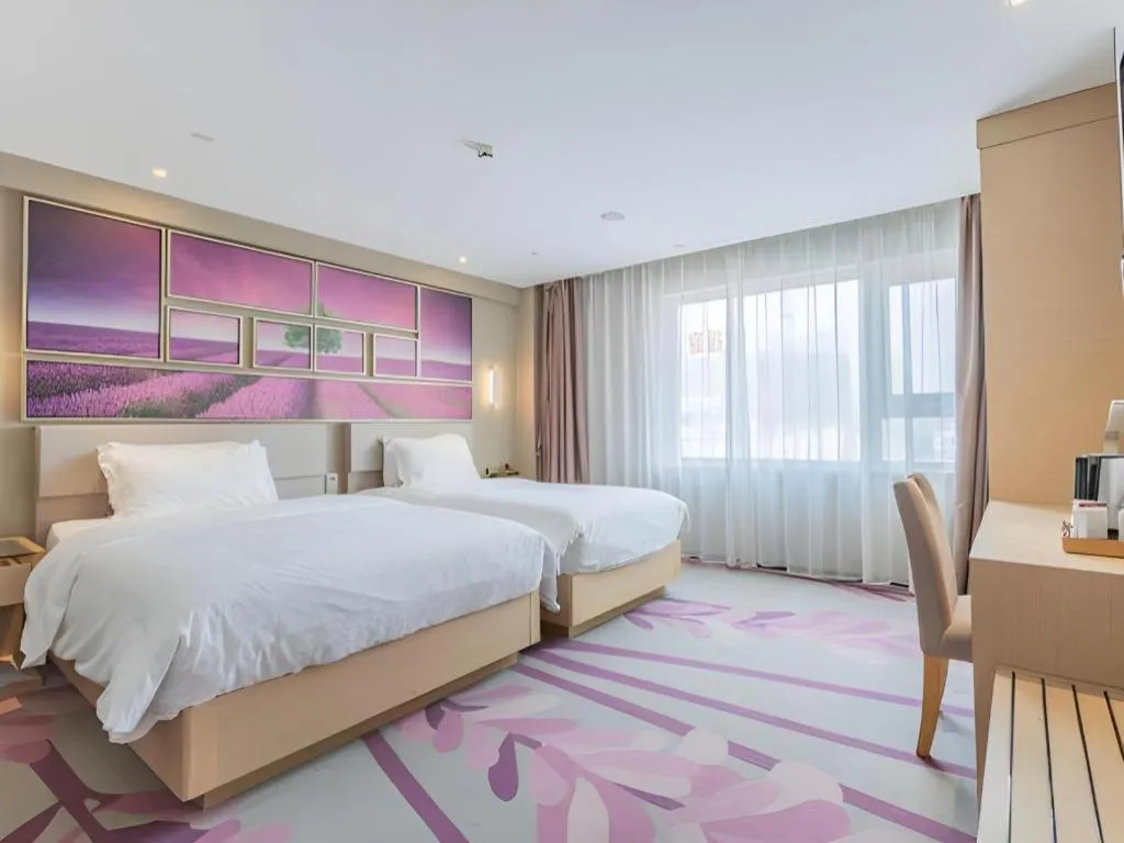Bed in Lavande Hotels·Qingdao Wusi Square