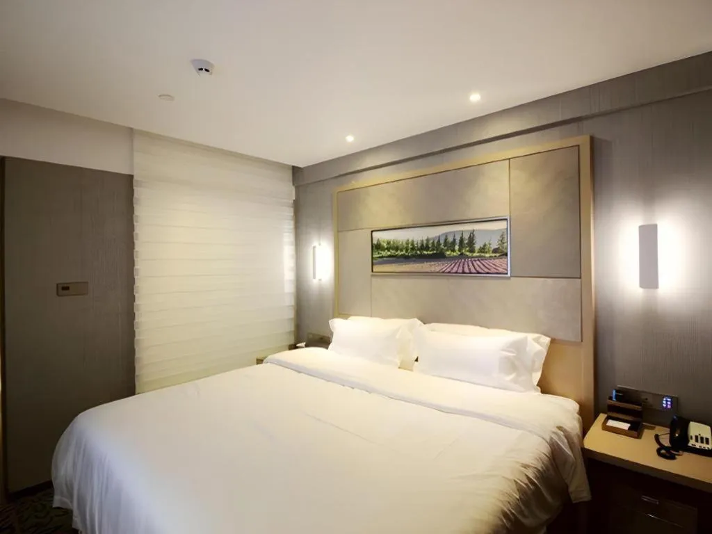 Bed in Lavande Hotels·Qingdao Wusi Square