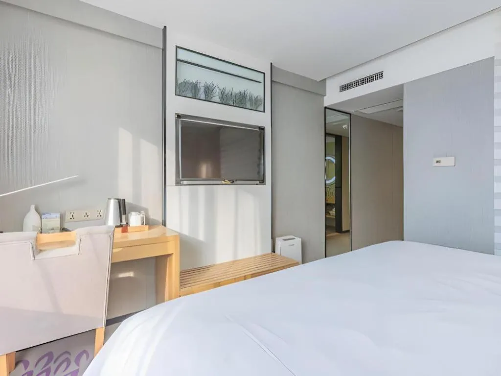 Bed in Lavande Hotels·Qingdao Wusi Square