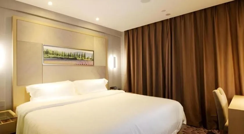 Bed in Lavande Hotels·Qingdao Wusi Square