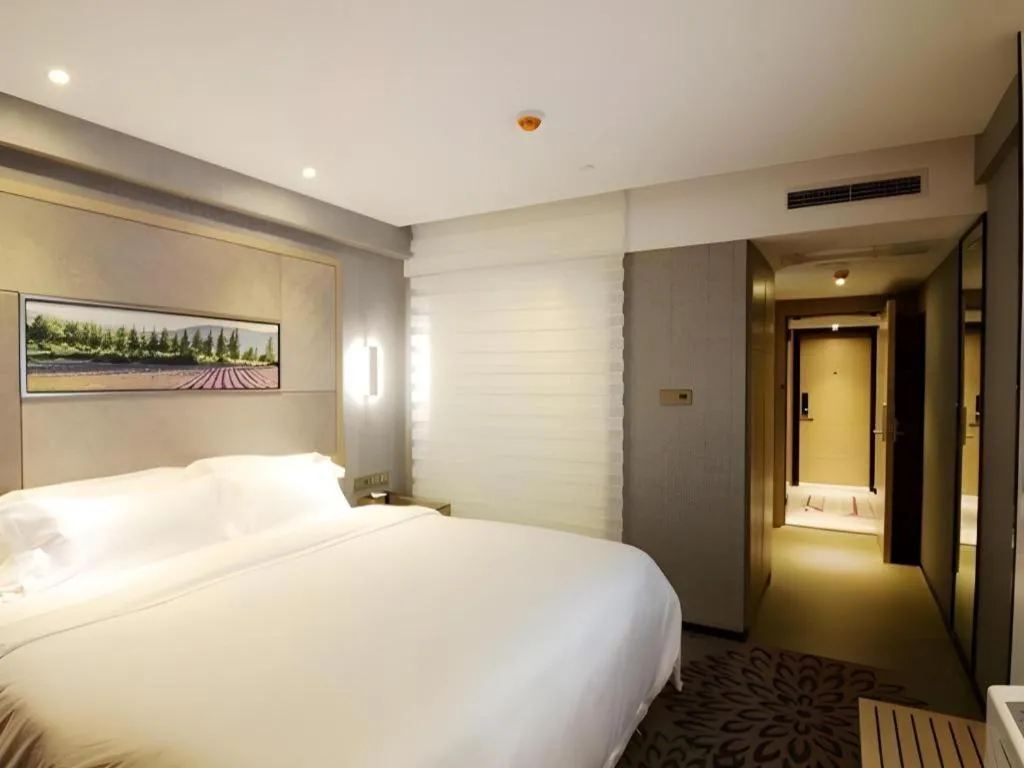 Bed in Lavande Hotels·Qingdao Wusi Square