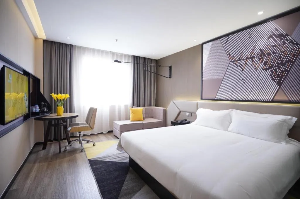 Bed in IU Hotels·Nanning Zoo Metro Station RT-Mart