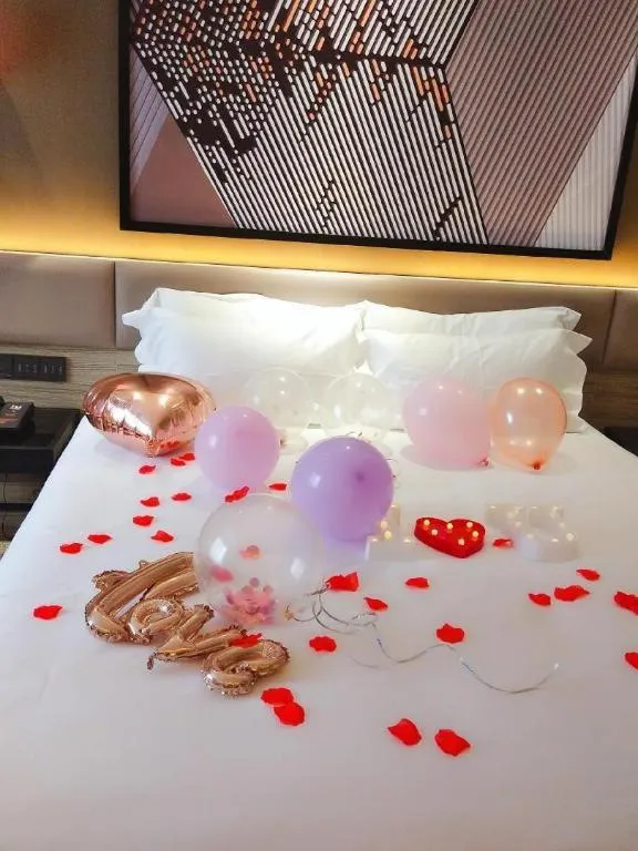 Bed in IU Hotels·Nanning Zoo Metro Station RT-Mart