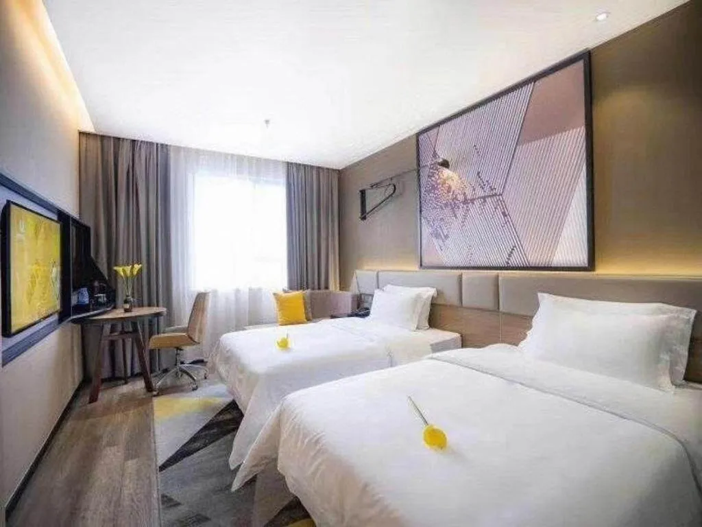 Bed in IU Hotels·Nanning Zoo Metro Station RT-Mart