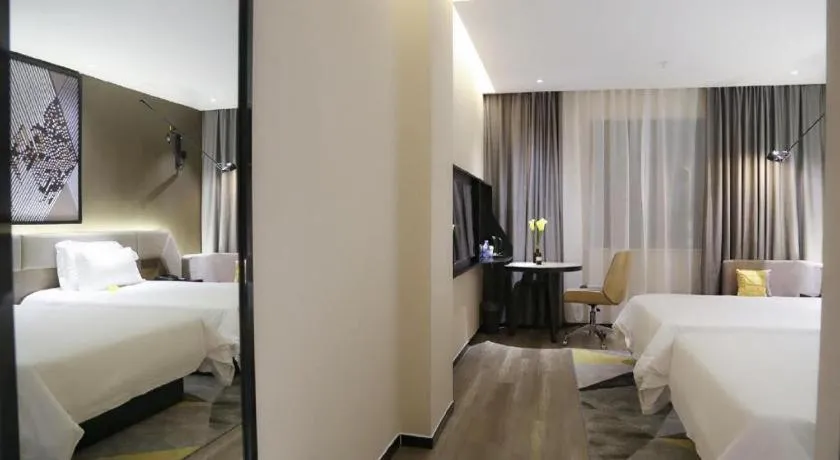 Bed in IU Hotels·Nanning Zoo Metro Station RT-Mart