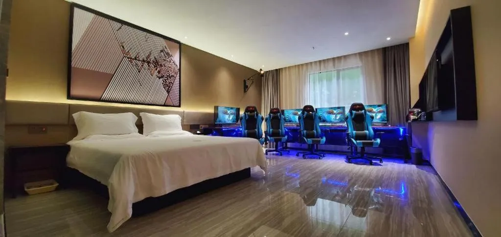 Bed in IU Hotels·Nanning Zoo Metro Station RT-Mart