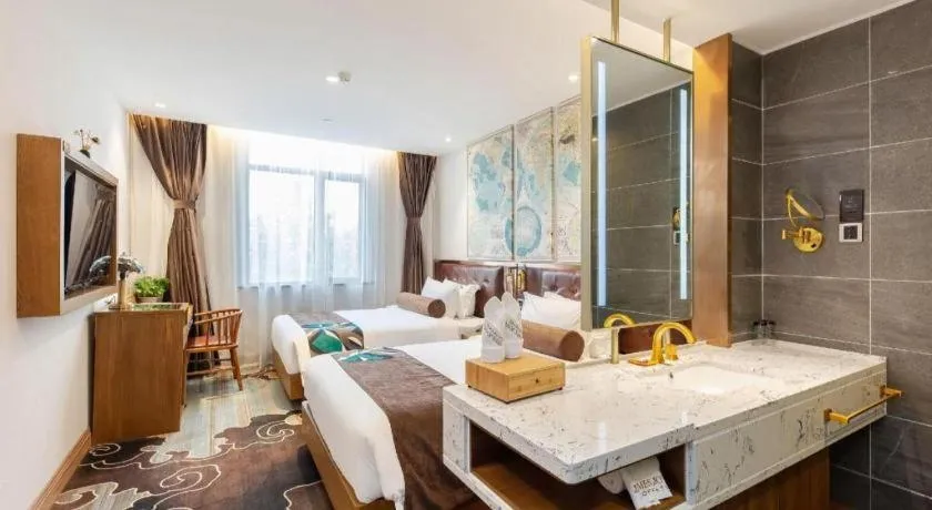 Bed in James Joyce Coffetel·Shanghai Zhuanqiao Wanda Plaza