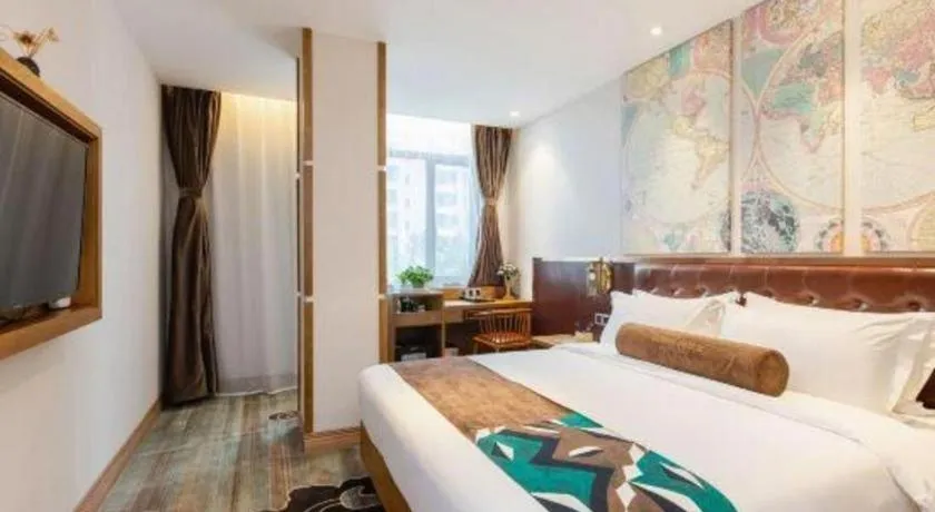 Bed in James Joyce Coffetel·Shanghai Zhuanqiao Wanda Plaza