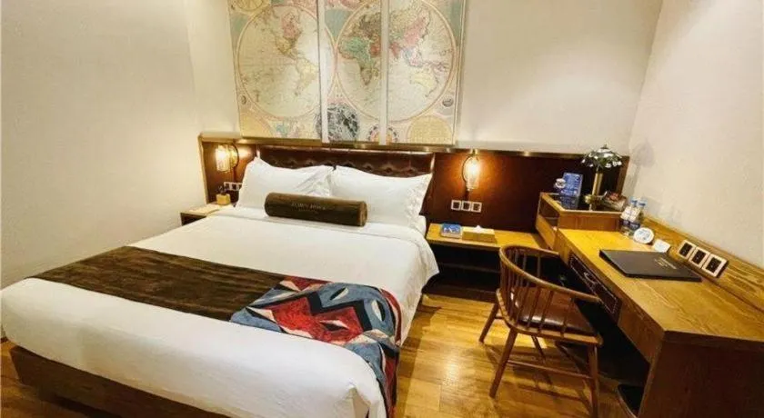 Bed in James Joyce Coffetel·Shanghai Zhuanqiao Wanda Plaza