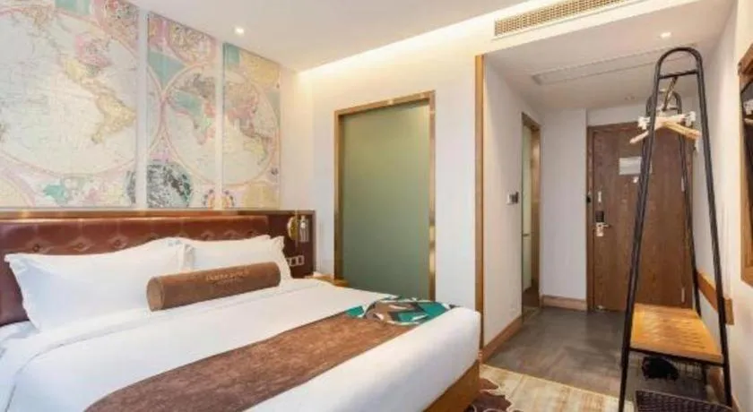 Bed in James Joyce Coffetel·Shanghai Zhuanqiao Wanda Plaza