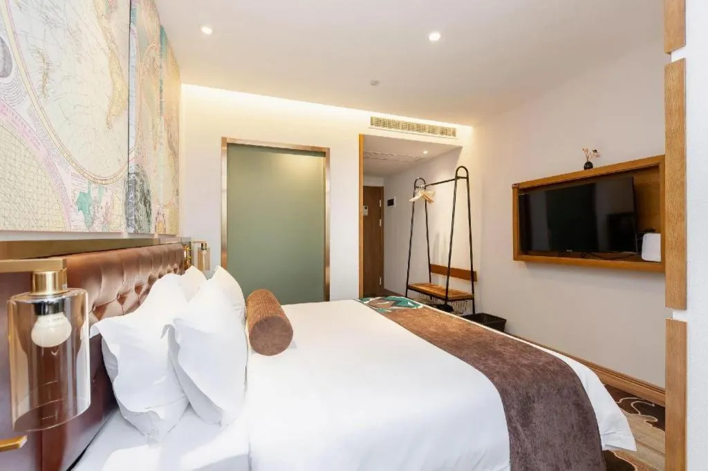 Bed in James Joyce Coffetel·Shanghai Zhuanqiao Wanda Plaza