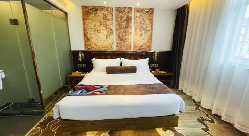 Bed in James Joyce Coffetel·Shanghai Zhuanqiao Wanda Plaza