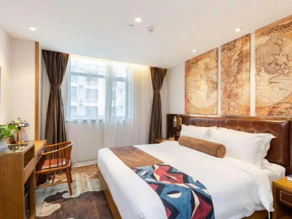 Bed in James Joyce Coffetel·Shanghai Zhuanqiao Wanda Plaza