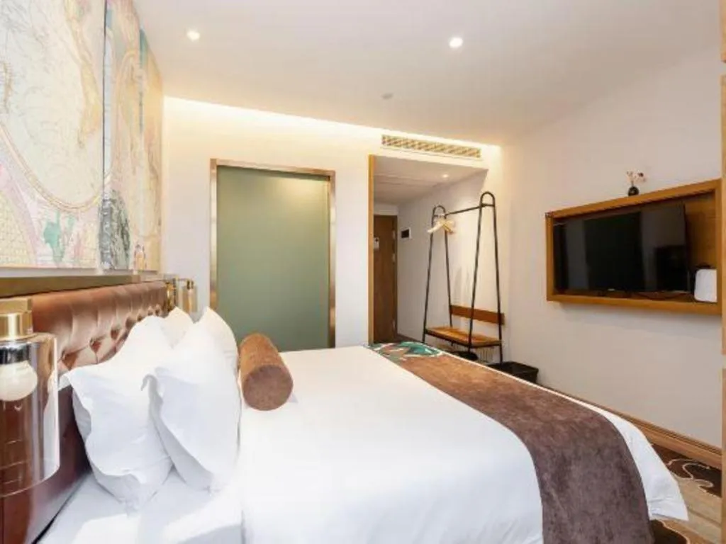 Bed in James Joyce Coffetel·Shanghai Zhuanqiao Wanda Plaza