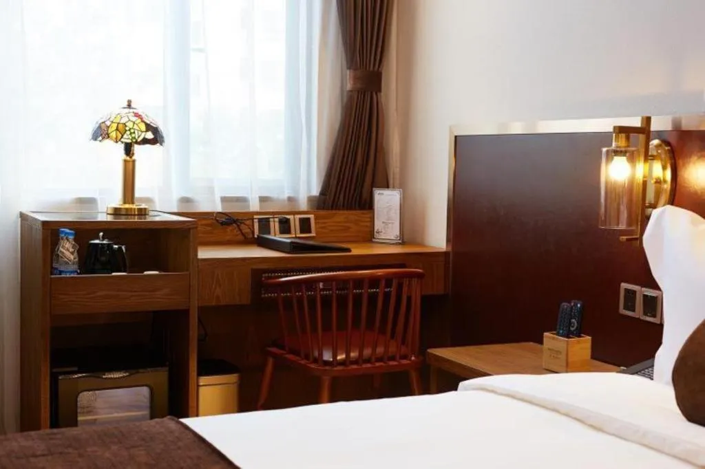 Bed in James Joyce Coffetel·Shanghai Zhuanqiao Wanda Plaza