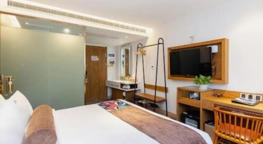 Bed in James Joyce Coffetel·Shanghai Zhuanqiao Wanda Plaza