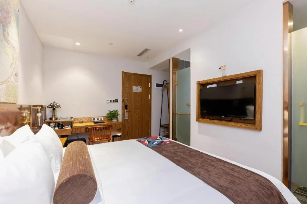 Bed in James Joyce Coffetel·Shanghai Zhuanqiao Wanda Plaza