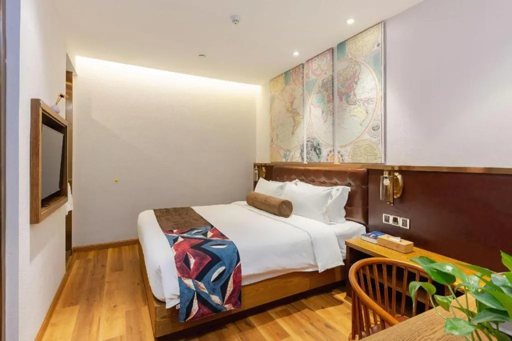 Bed in James Joyce Coffetel·Shanghai Zhuanqiao Wanda Plaza