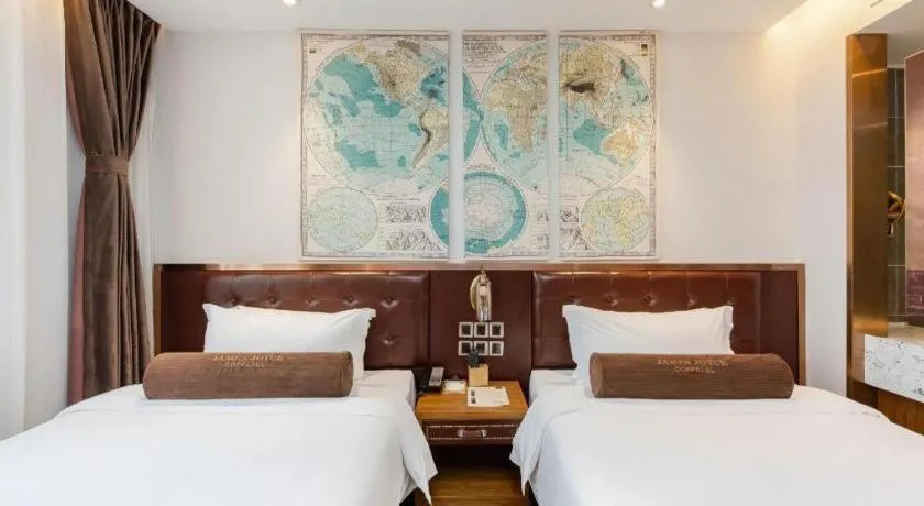 Bed in James Joyce Coffetel·Shanghai Zhuanqiao Wanda Plaza