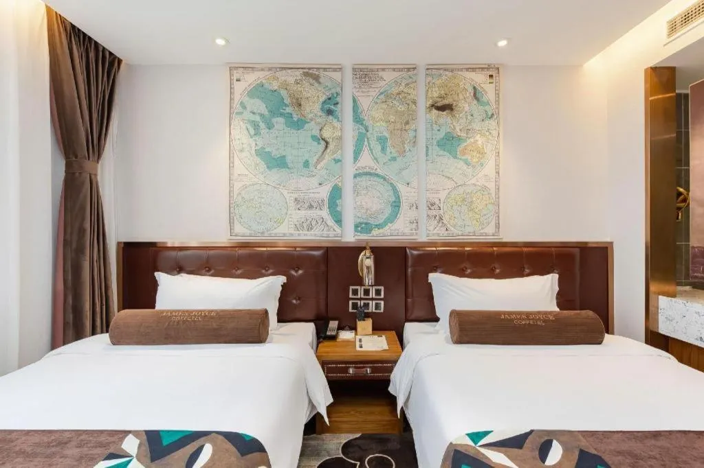 Bed in James Joyce Coffetel·Shanghai Zhuanqiao Wanda Plaza