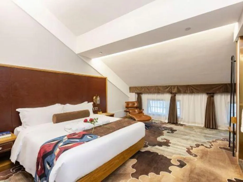 Bed in James Joyce Coffetel·Shanghai Zhuanqiao Wanda Plaza