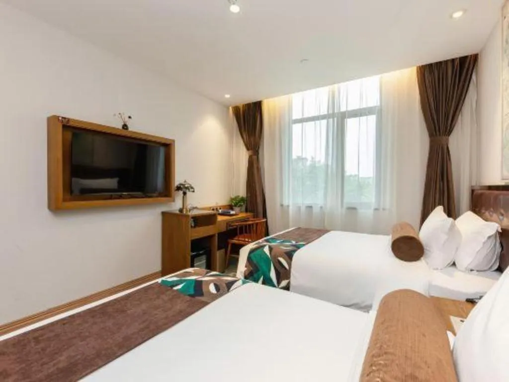 Bed in James Joyce Coffetel·Shanghai Zhuanqiao Wanda Plaza