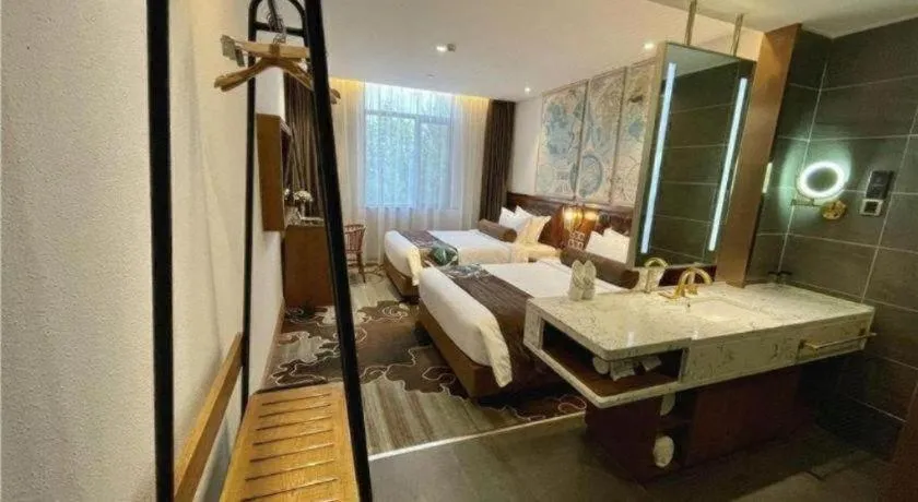 Bed in James Joyce Coffetel·Shanghai Zhuanqiao Wanda Plaza