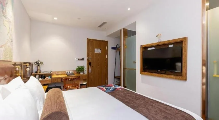 Bed in James Joyce Coffetel·Shanghai Zhuanqiao Wanda Plaza