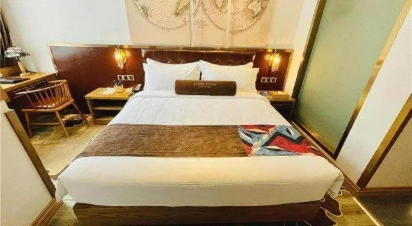 Bed in James Joyce Coffetel·Shanghai Zhuanqiao Wanda Plaza