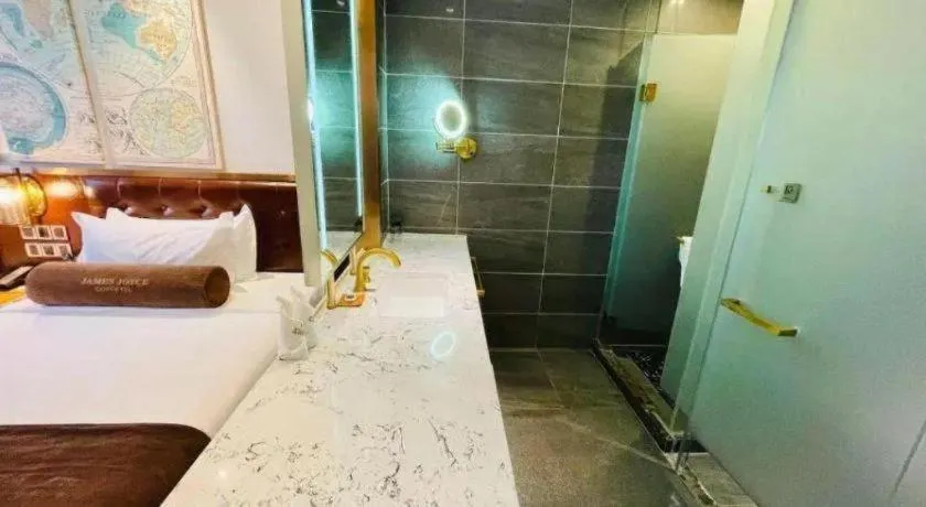 Bed in James Joyce Coffetel·Shanghai Zhuanqiao Wanda Plaza