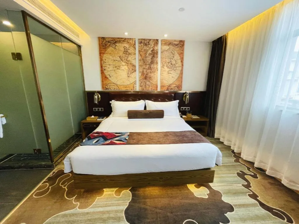 Bed in James Joyce Coffetel·Shanghai Zhuanqiao Wanda Plaza