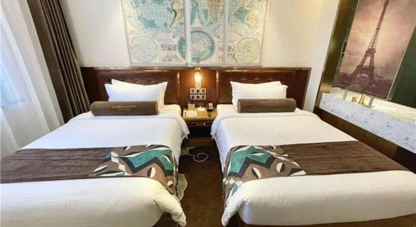 Bed in James Joyce Coffetel·Shanghai Zhuanqiao Wanda Plaza