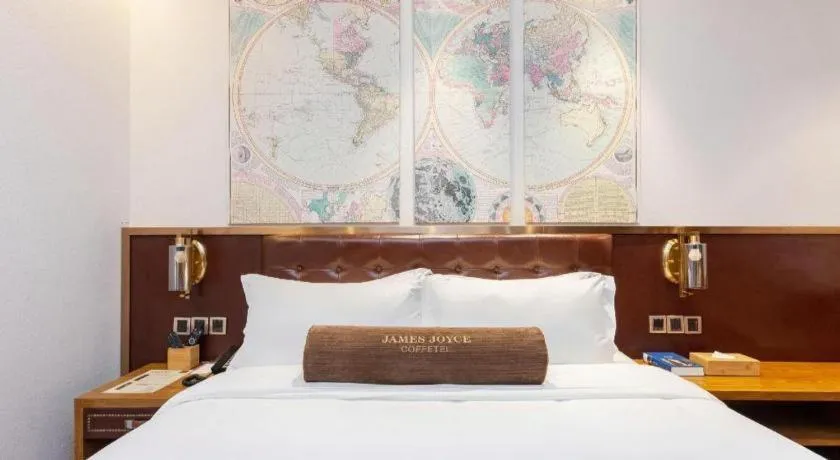 Bed in James Joyce Coffetel·Shanghai Zhuanqiao Wanda Plaza
